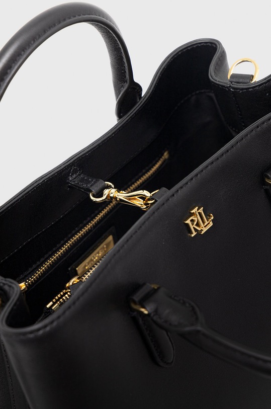 Кожаная сумочка Lauren Ralph Lauren 431876725004 чёрный