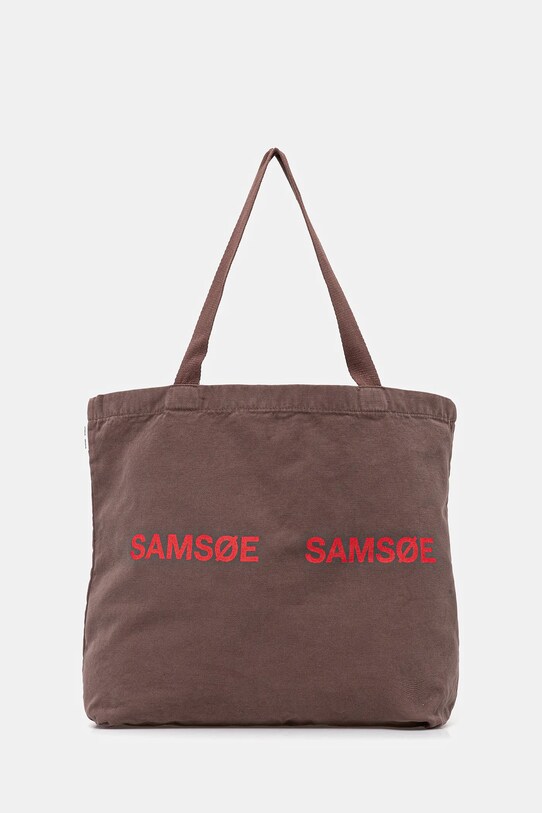 Τσάντα Samsoe Samsoe FRINKA καφέ F20300113