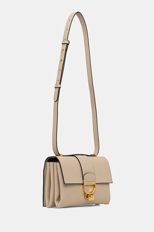 Coccinelle torebka skórzana E1.MD5.12.07.01 beżowy AW25