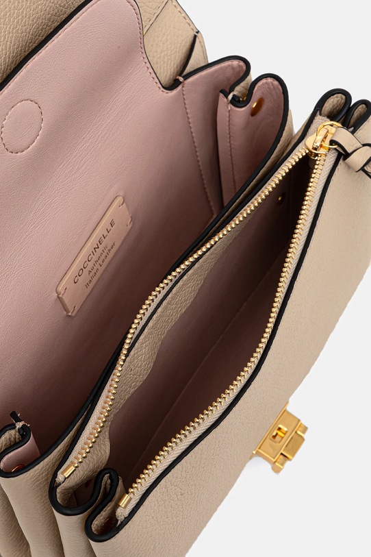 Coccinelle torebka skórzana E1.MD5.12.07.01 beżowy