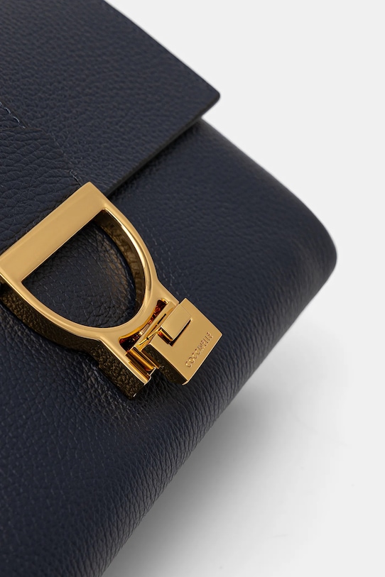 Kožna torba Coccinelle mornarsko plava E1.MD5.12.07.01