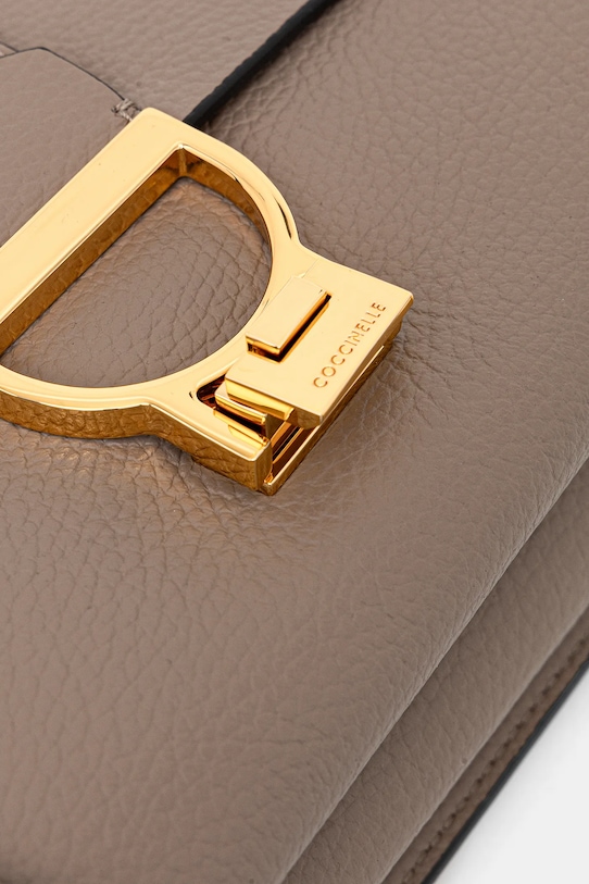 Coccinelle poseta de piele bej E1.MD5.12.07.01