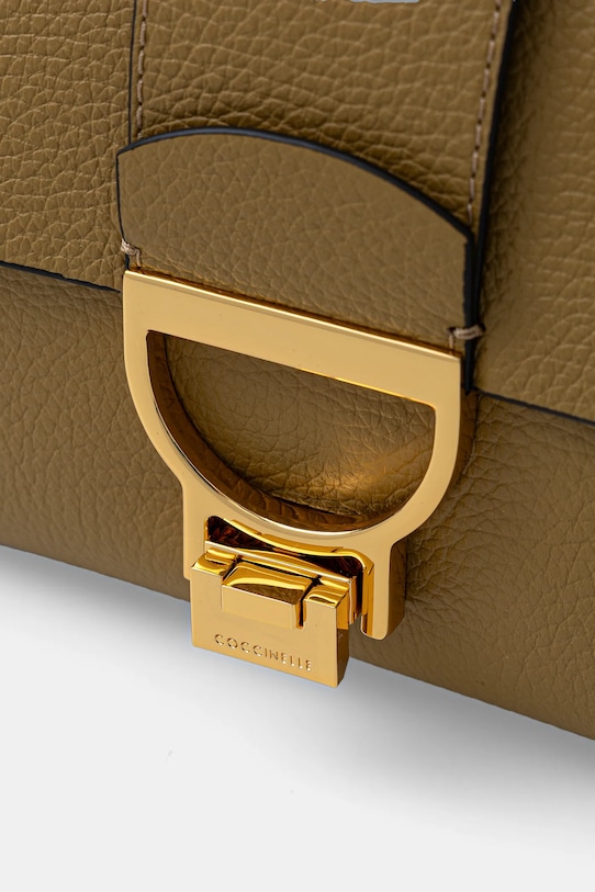 Coccinelle torebka skórzana zielony E1.MD5.12.07.01