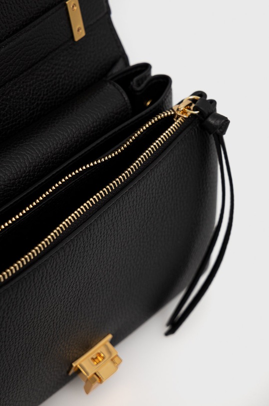 Δερμάτινη τσάντα Coccinelle E1.MD5.12.07.01 μαύρο