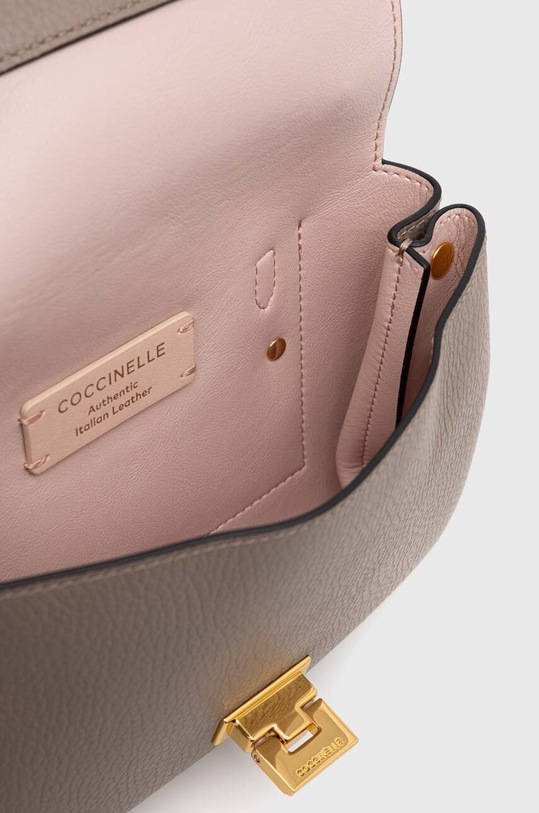 Coccinelle poseta de piele E1.MD5.55.B7.01 bej