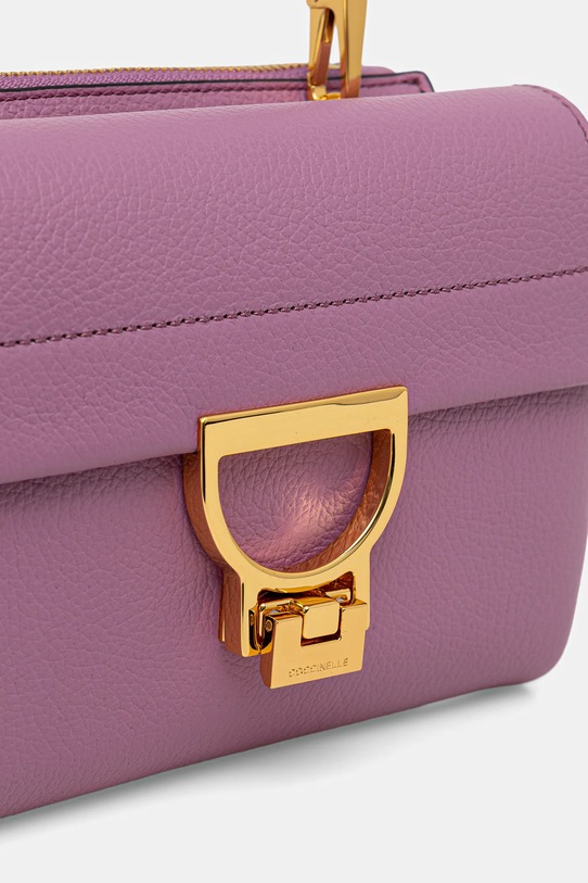 Coccinelle torebka skórzana fioletowy E1.MD5.55.B7.01