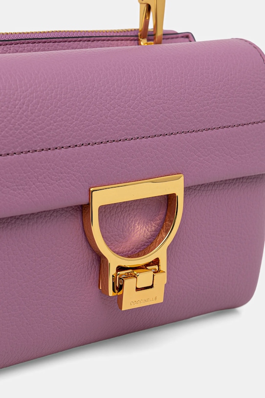 Coccinelle torebka skórzana fioletowy E1.MD5.55.B7.01