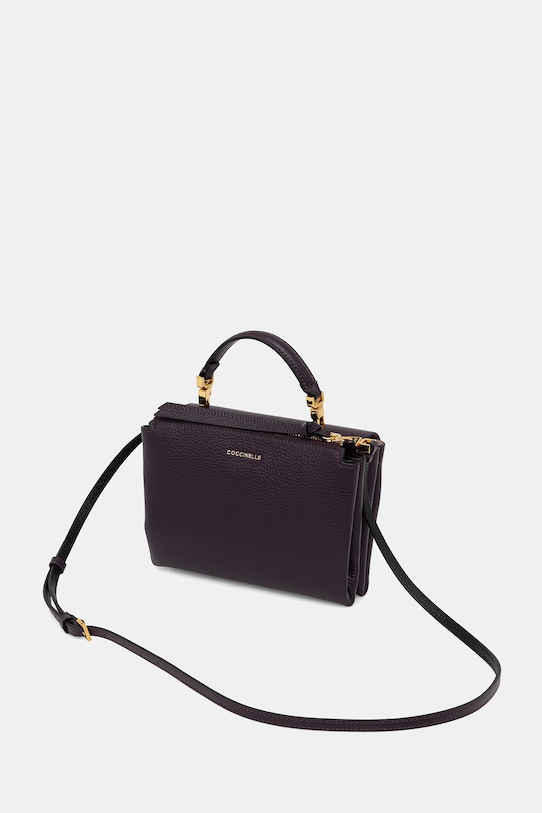 Doplňky Kožená kabelka Coccinelle E1.MD5.55.B7.01 fialová
