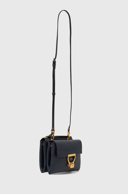 Kožená kabelka Coccinelle E1.MD5.55.B7.01 námořnická modř SS25