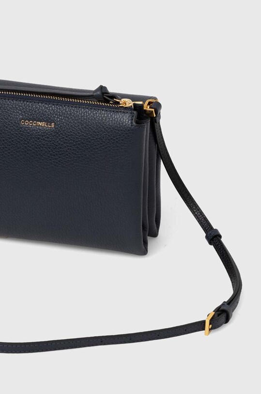 Doplňky Kožená kabelka Coccinelle E1.MD5.55.B7.01 námořnická modř