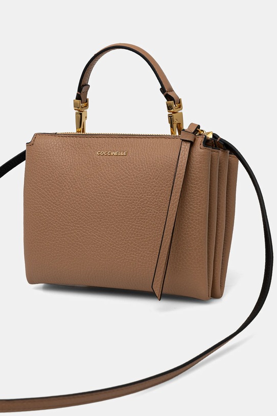 Doplnky Kožená kabelka Coccinelle E1.MD5.55.B7.01 hnedá
