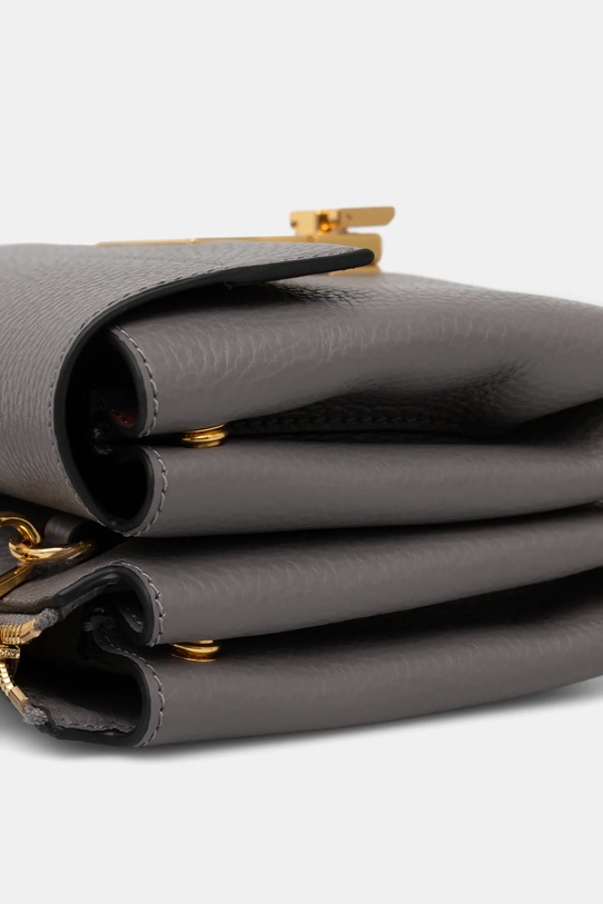 Coccinelle bőr táska szürke E1.MD5.55.B7.01