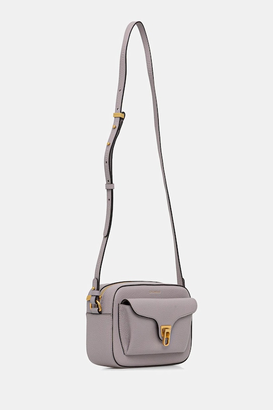 Coccinelle torebka skórzana E1.MF6.15.02.01 szary AW25