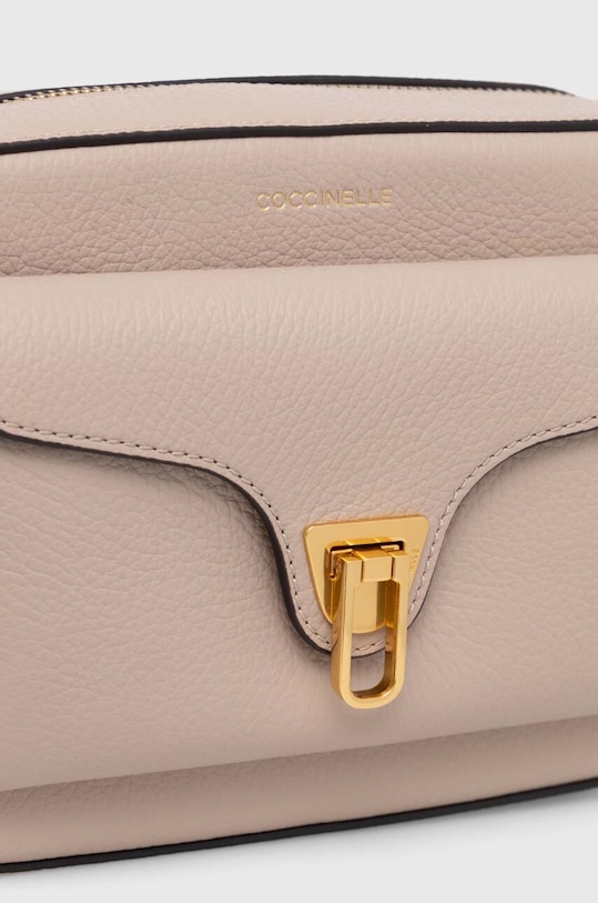 Akcesoria Coccinelle torebka skórzana E1.MF6.15.02.01 beżowy