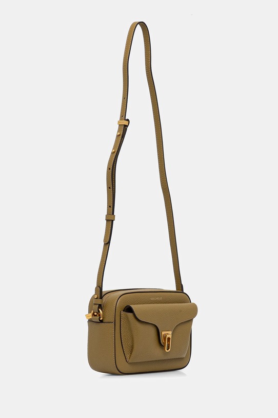 Coccinelle torebka skórzana E1.MF6.15.02.01 zielony AW25