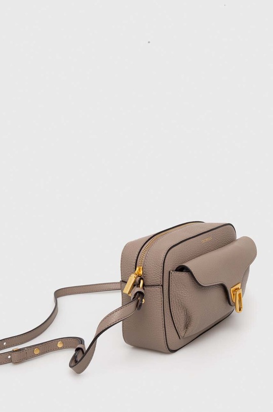 Coccinelle poseta de piele E1.MF6.15.02.01 gri AW25