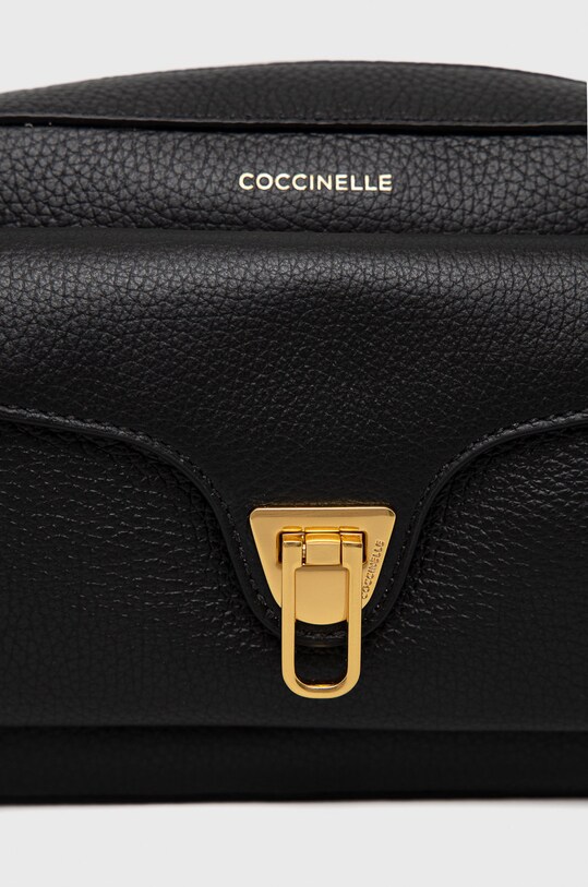 Coccinelle poseta de piele negru E1.MF6.15.02.01