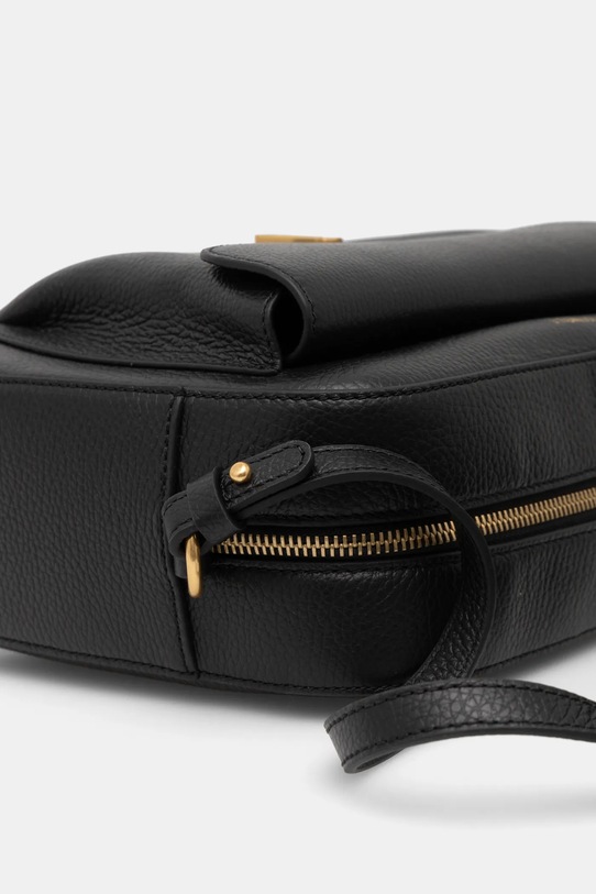 Kožená kabelka Coccinelle černá E1.MF6.15.04.01