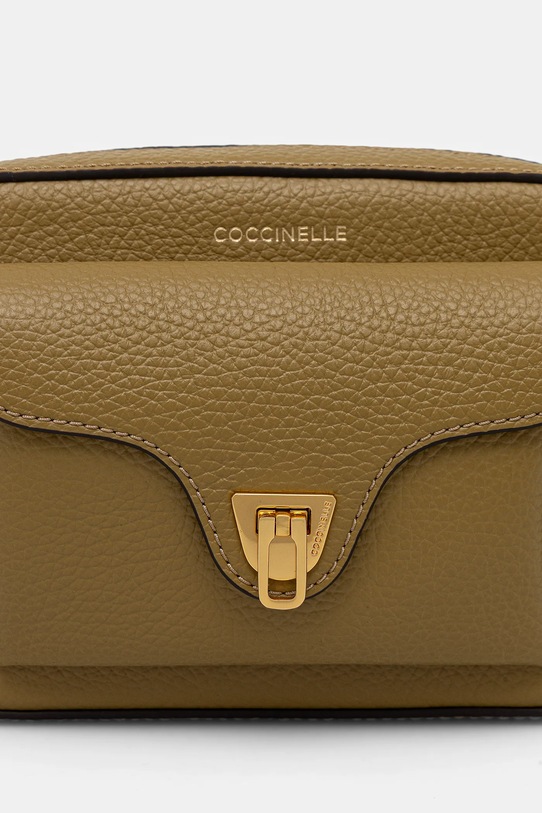 Coccinelle torebka skórzana zielony E1.MF6.55.04.01