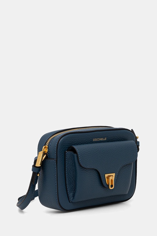 Coccinelle torebka skórzana E1.MF6.55.04.01 niebieski AW25