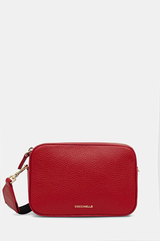 Coccinelle torebka skórzana skóra licowa czerwony E5.MN5.55.I1.01