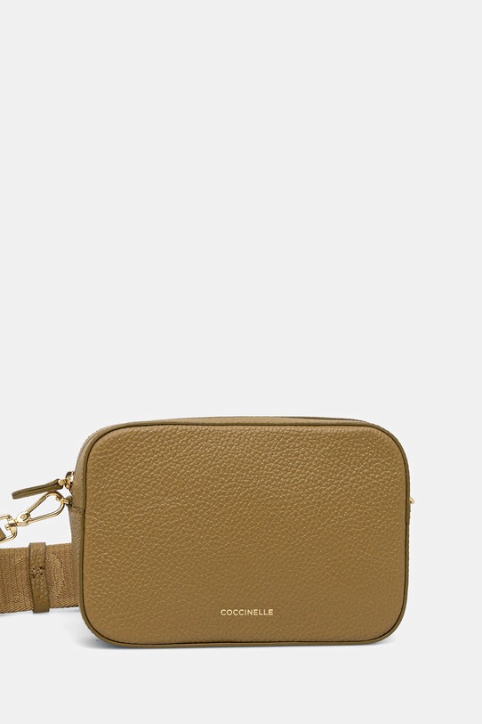 Coccinelle torebka skórzana skóra licowa zielony E5.MN5.55.I1.01