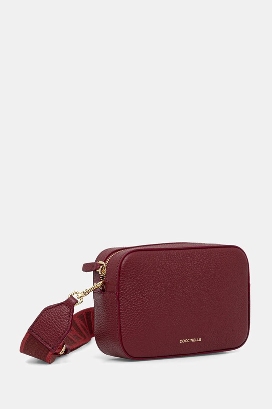 Kožená kabelka Coccinelle E5.MN5.55.I1.01 burgundské AW25