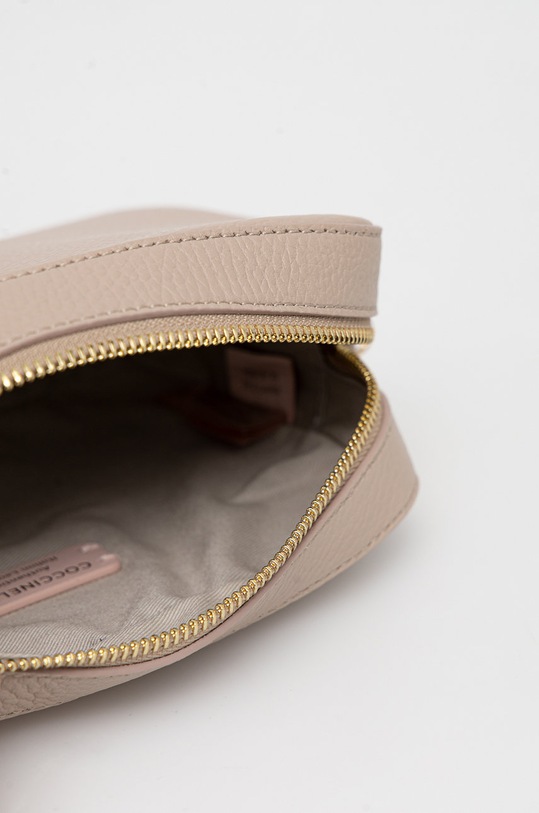 Kožená kabelka Coccinelle E5.MN5.55.I1.01 béžová