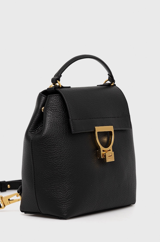 Coccinelle plecak skórzany E1.MD5.54.01.01 czarny AA00