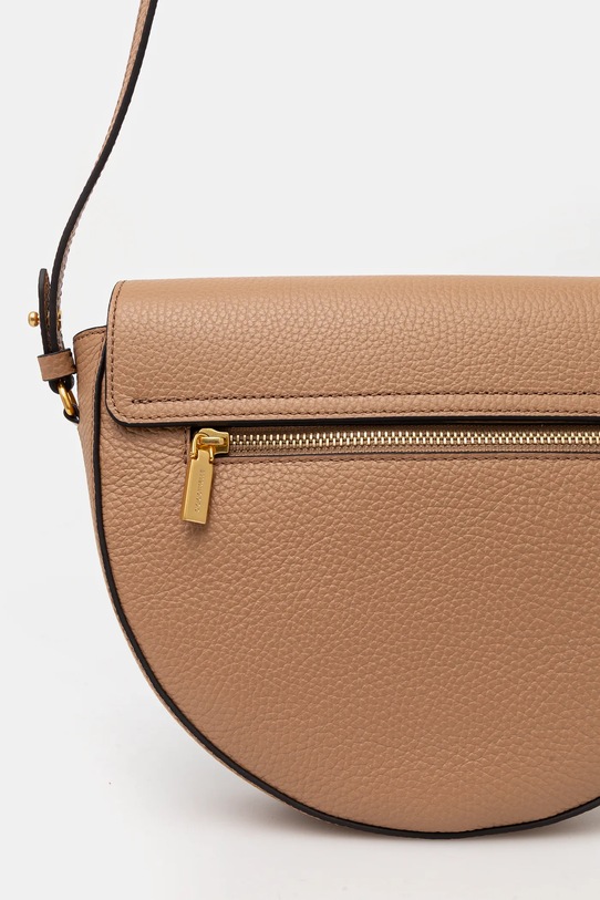 Kožená kabelka Coccinelle béžová E1.MF6.15.01.01