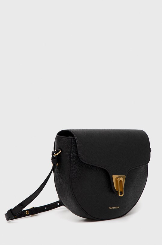 Coccinelle poseta de piele E1.MF6.15.01.01 negru AW24