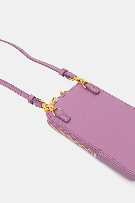 Akcesoria Coccinelle pokrowiec na telefon E5.MI5.27.01.01 fioletowy