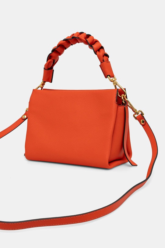 Kožená kabelka Coccinelle oranžová E1.M50.58.01.01