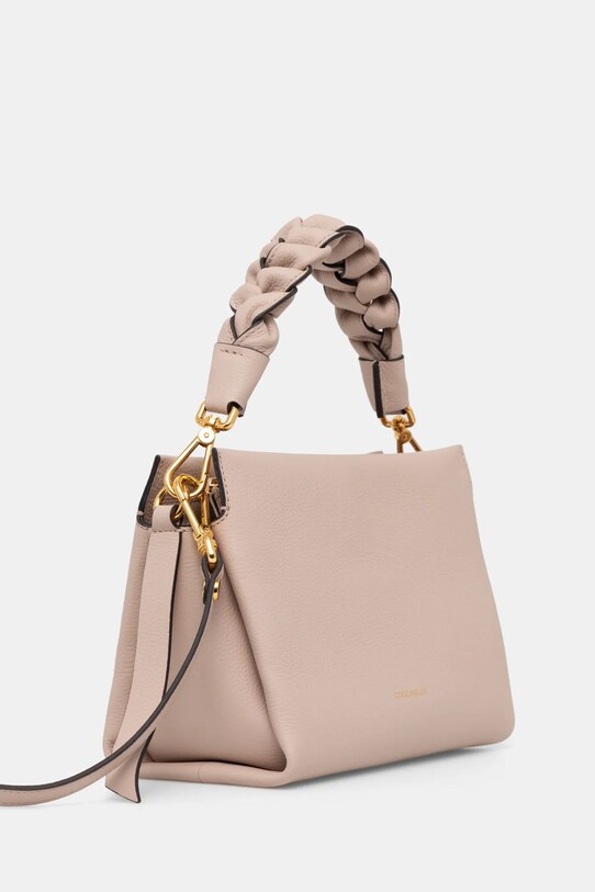 Coccinelle poseta de piele E1.M50.58.01.01 bej AW24