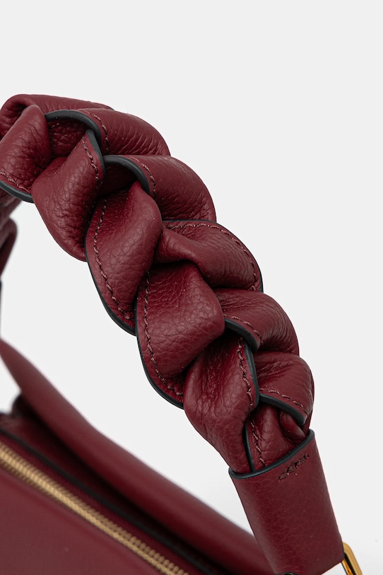 Kožená kabelka Coccinelle červená E1.M50.58.01.01