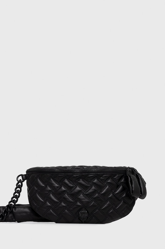 Kožna torba Kurt Geiger London bez uzorka crna 9317000109
