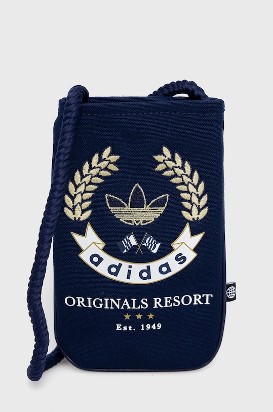 Ledvinka adidas Originals vzorovaný námořnická modř HK0115