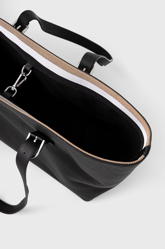 BOSS torebka skórzana 50478064 czarny