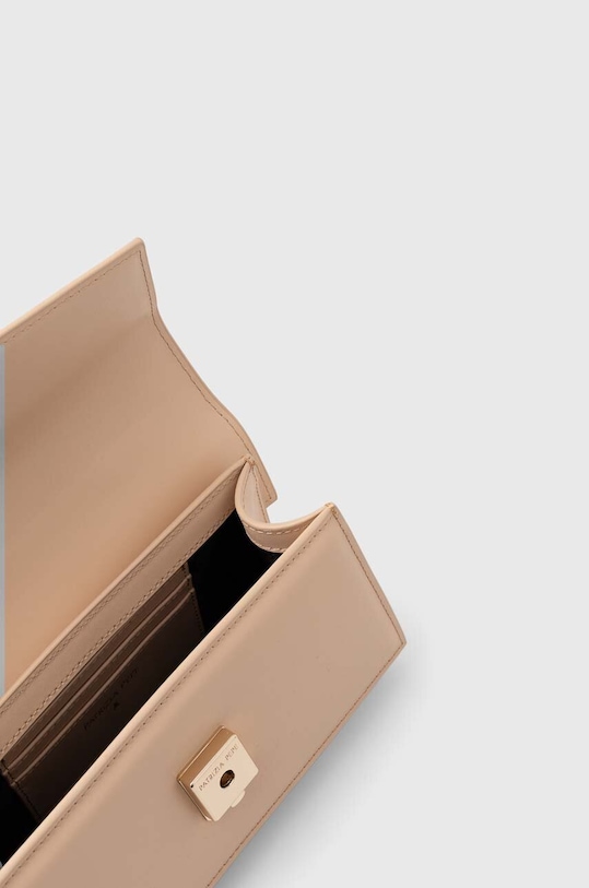 Patrizia Pepe torebka skórzana beżowy 2B0032.L061