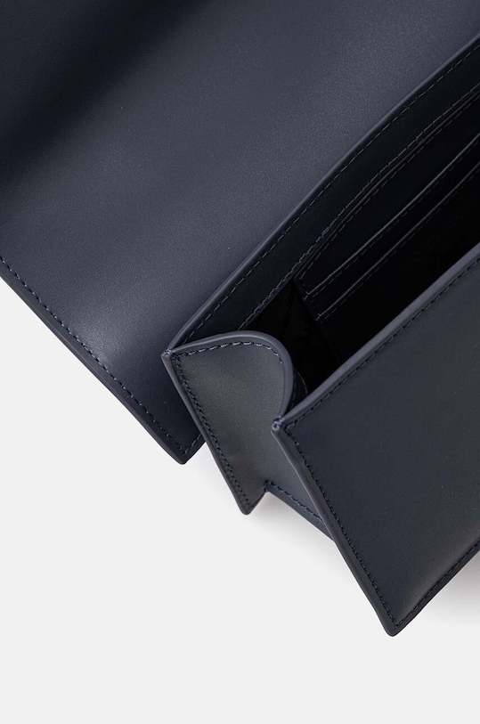 Δερμάτινη τσάντα Patrizia Pepe 2B0032.L061 μπλε