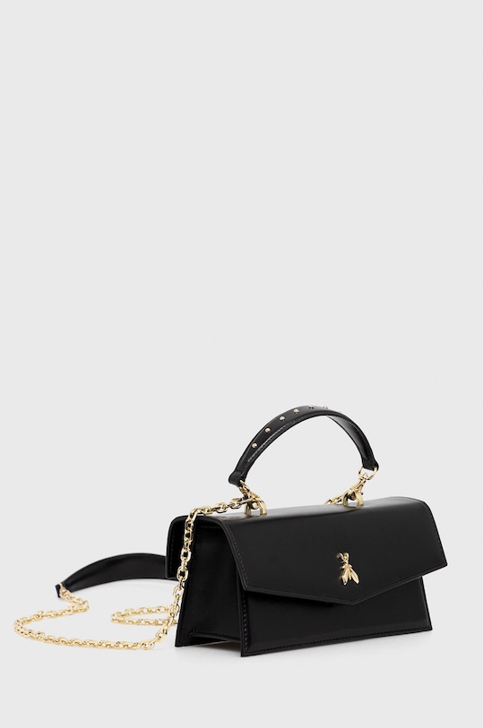 Kožená kabelka Patrizia Pepe 2B0032.L061 čierna SS25