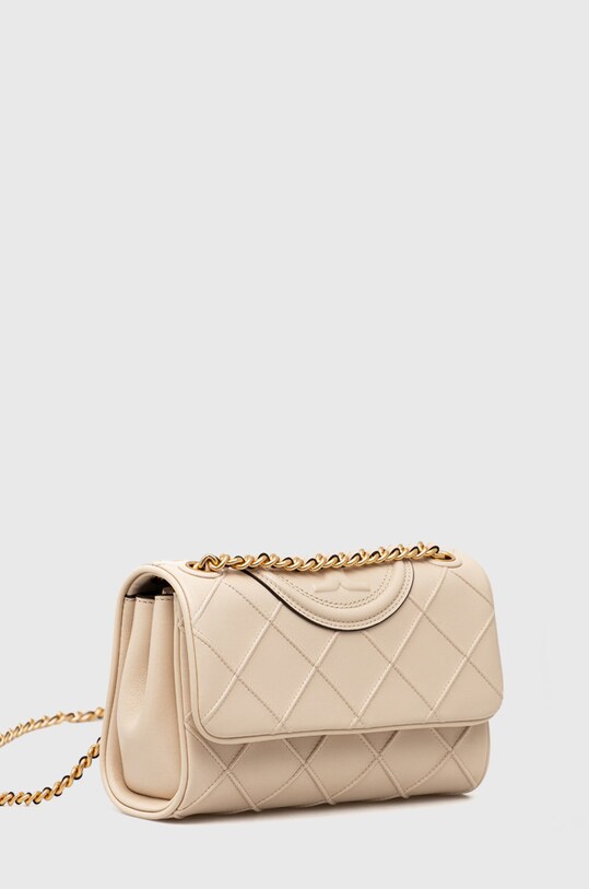 Δερμάτινη τσάντα Tory Burch 143249.122 μπεζ AA00