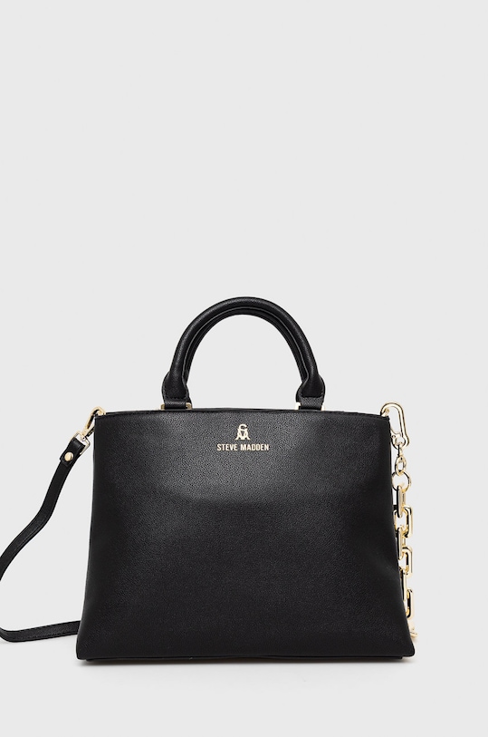 Torba Steve Madden bez uzorka crna SM13000793.BLK