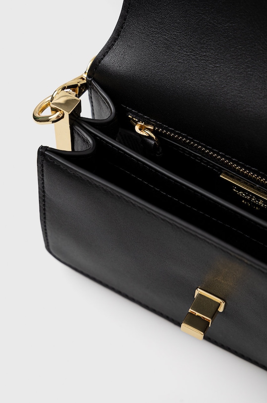 Lauren Ralph Lauren torebka skórzana 431876437001 czarny