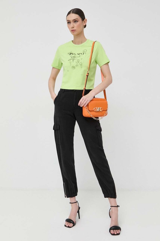 MICHAEL Michael Kors torebka skórzana 32F2G7PC8L pomarańczowy