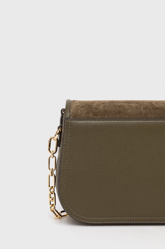 Kožená kabelka MICHAEL Michael Kors zelená 30F2G7PC5S