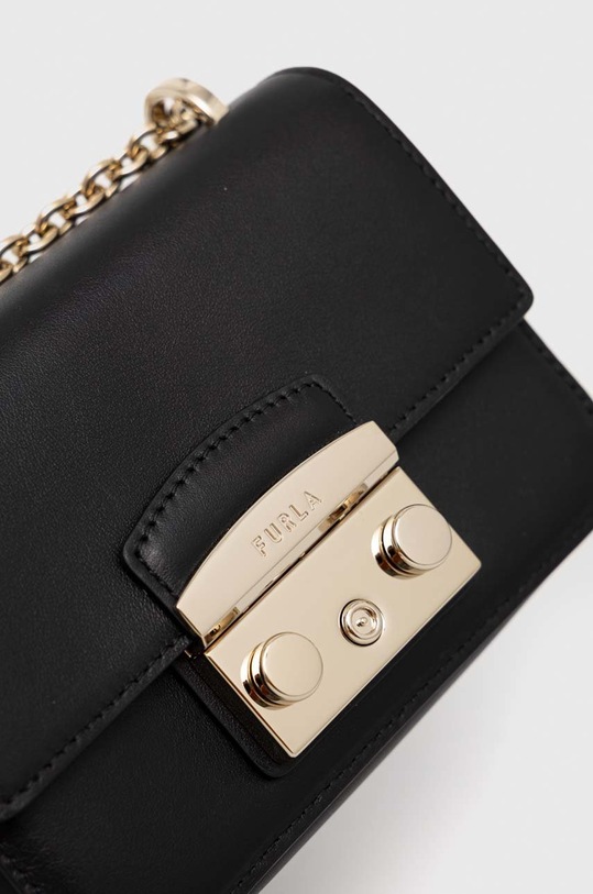 Furla torebka skórzana czarny WB00828.AX0733.VITELLO