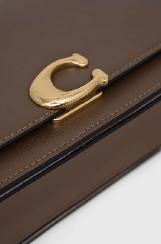Coach torebka skórzana Bandit Shoulder Bag brązowy CC416