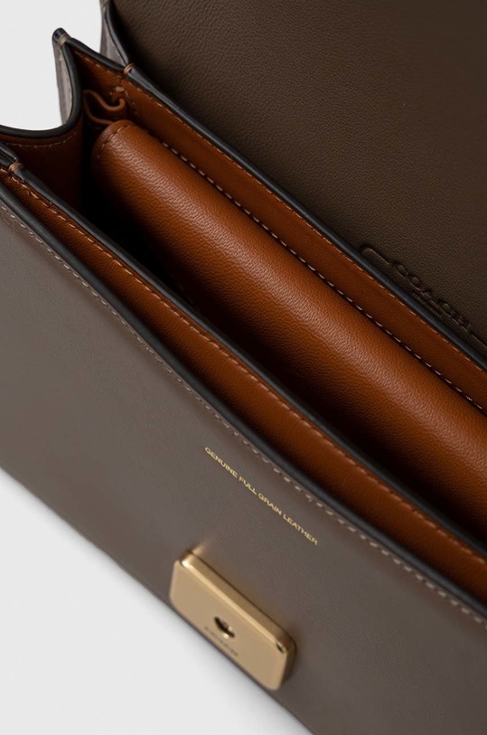 Coach torebka skórzana Bandit Shoulder Bag CC416 brązowy