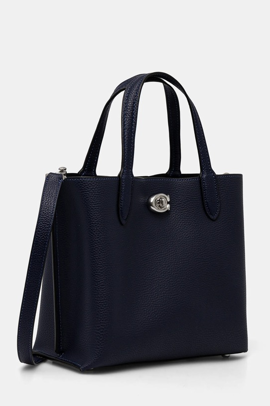Кожаная сумочка Coach C8869 тёмно-синий AW24